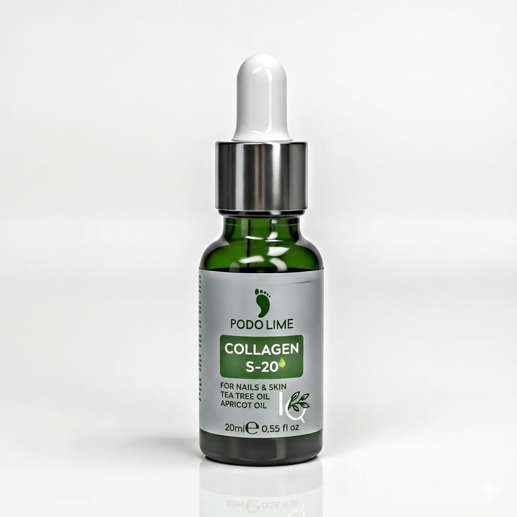 Collagen S-20 – kolajen destekli tırnak bakım yağı, kötü koku ve yeşil tırnak için profesyonel çözüm