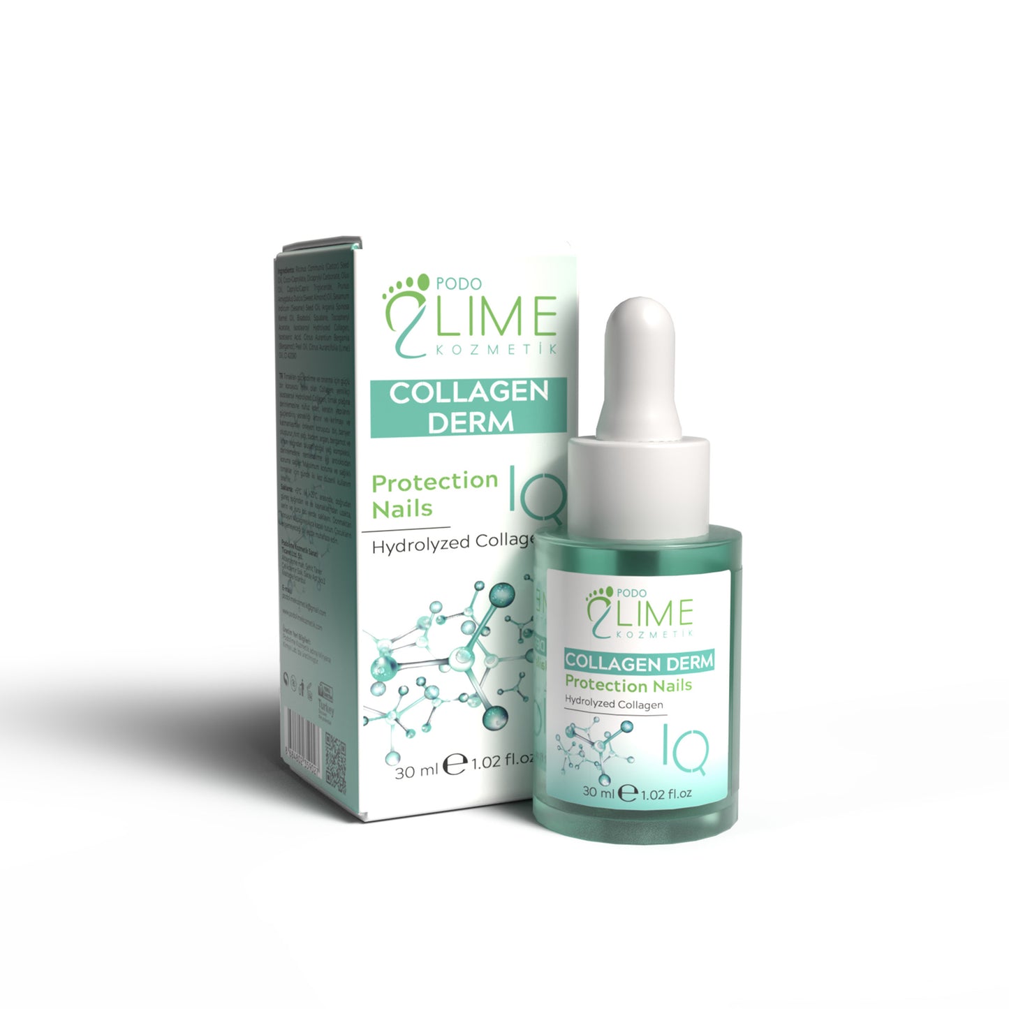 Collagen Derm IQ Hydrolyzed Collagen - Cildiniz ve Tırnaklarınız İçin Kolajen Desteği - 30 ML