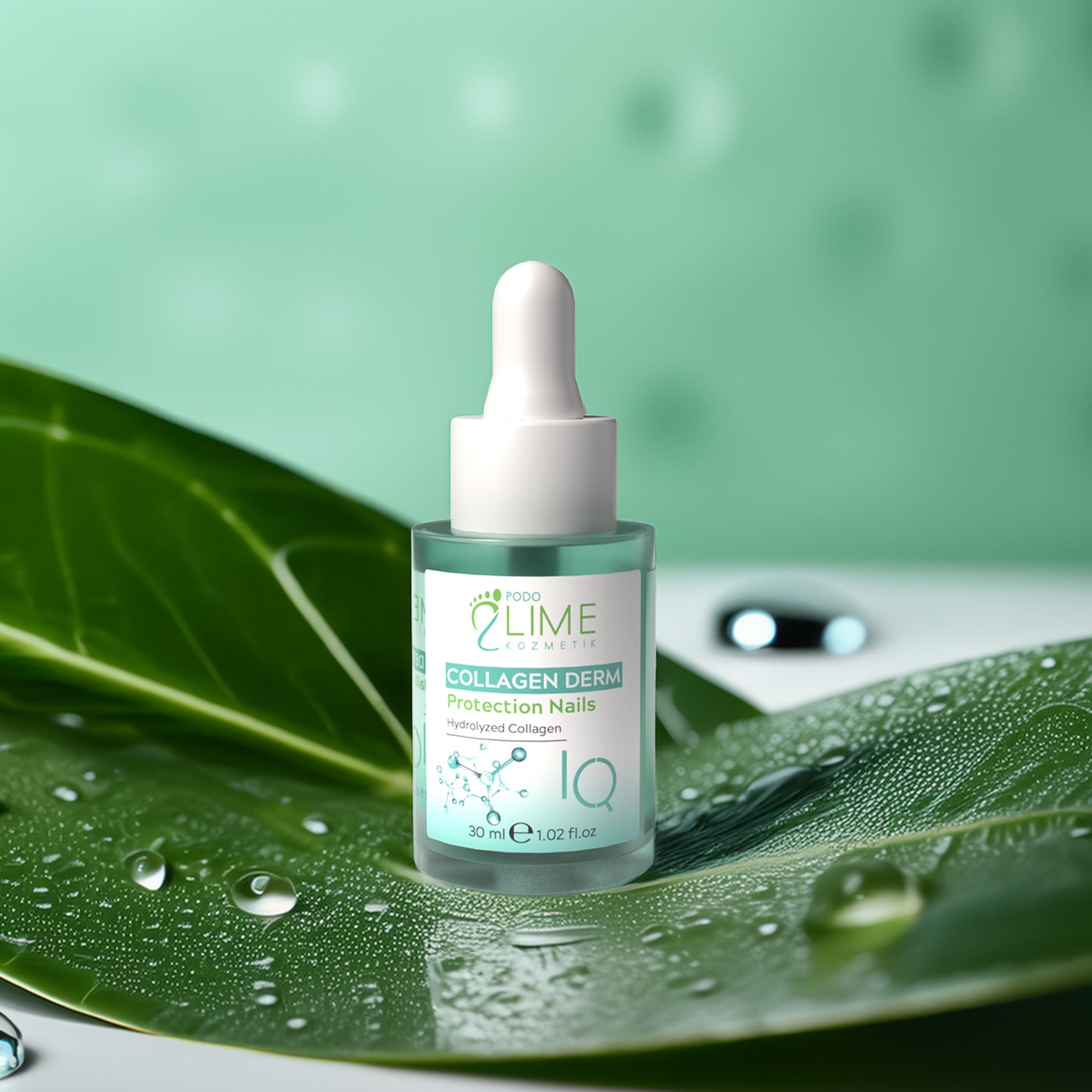 Collagen Derm IQ Hydrolyzed Collagen Serum - Cildiniz ve Tırnaklarınız İçin Kolajen Desteği - 30 ML