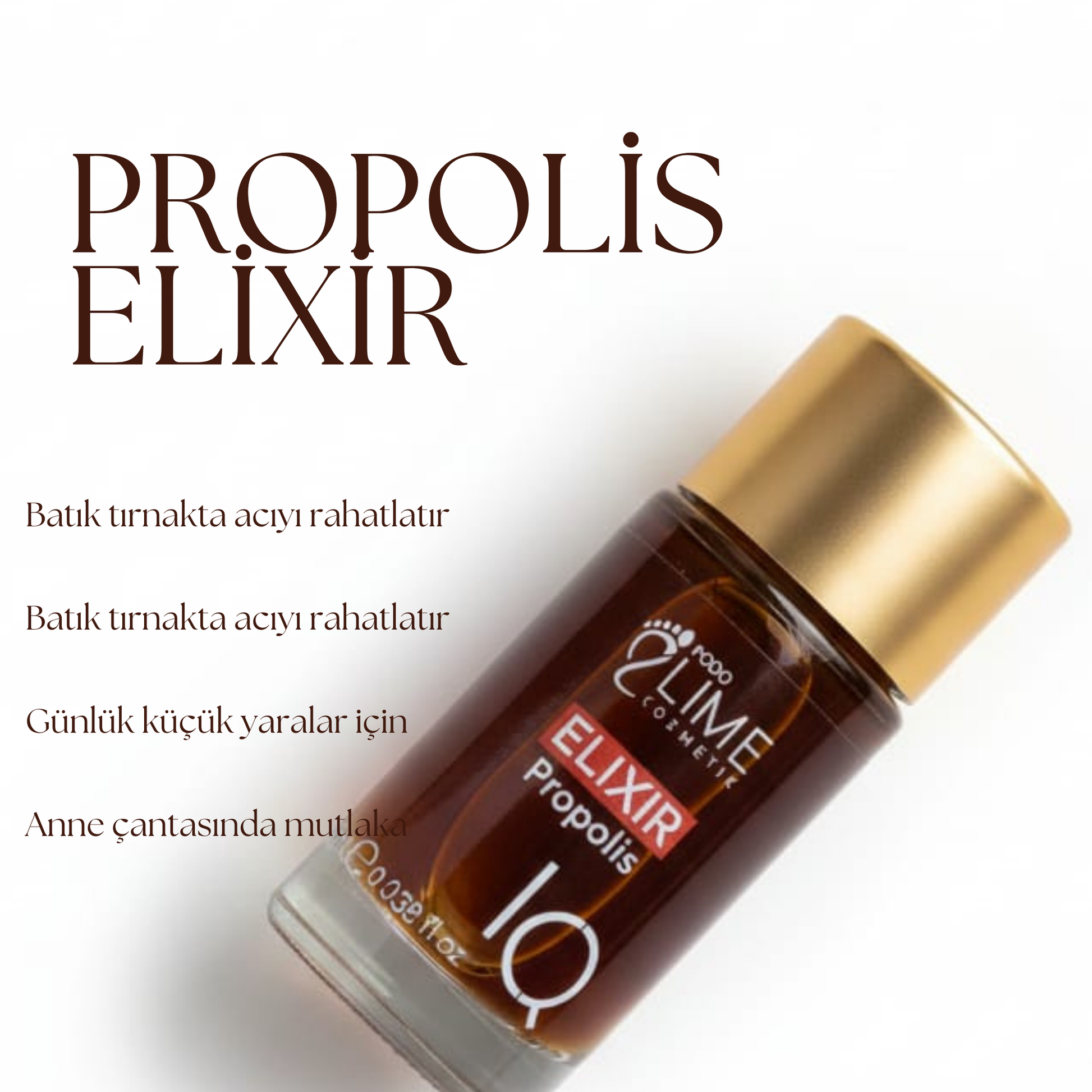 Propolis içeren antibakteriyel sprey – tırnak ve cilt bakımı”