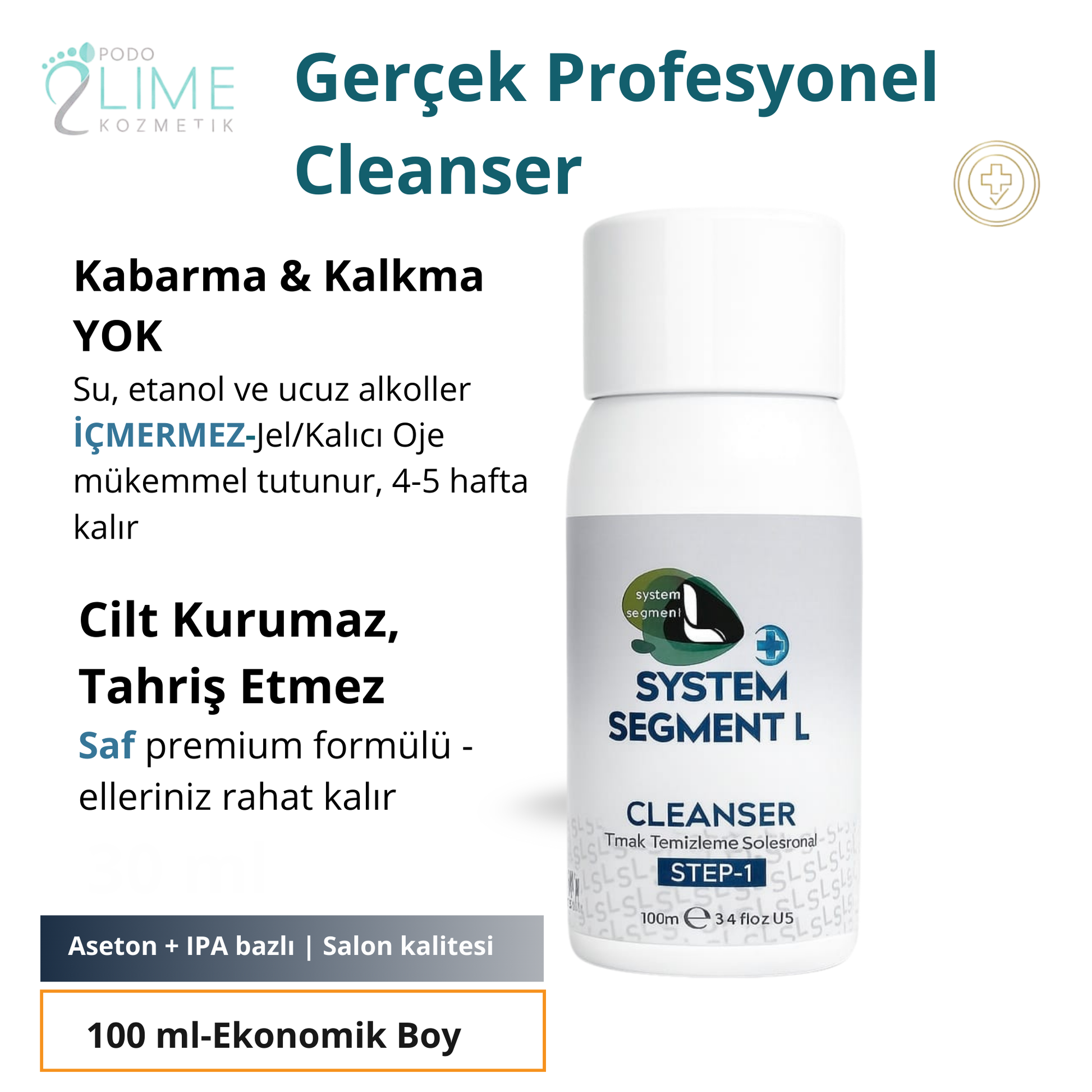 Maden USA Cleaner 100 ml profesyonel tırnak temizleyici