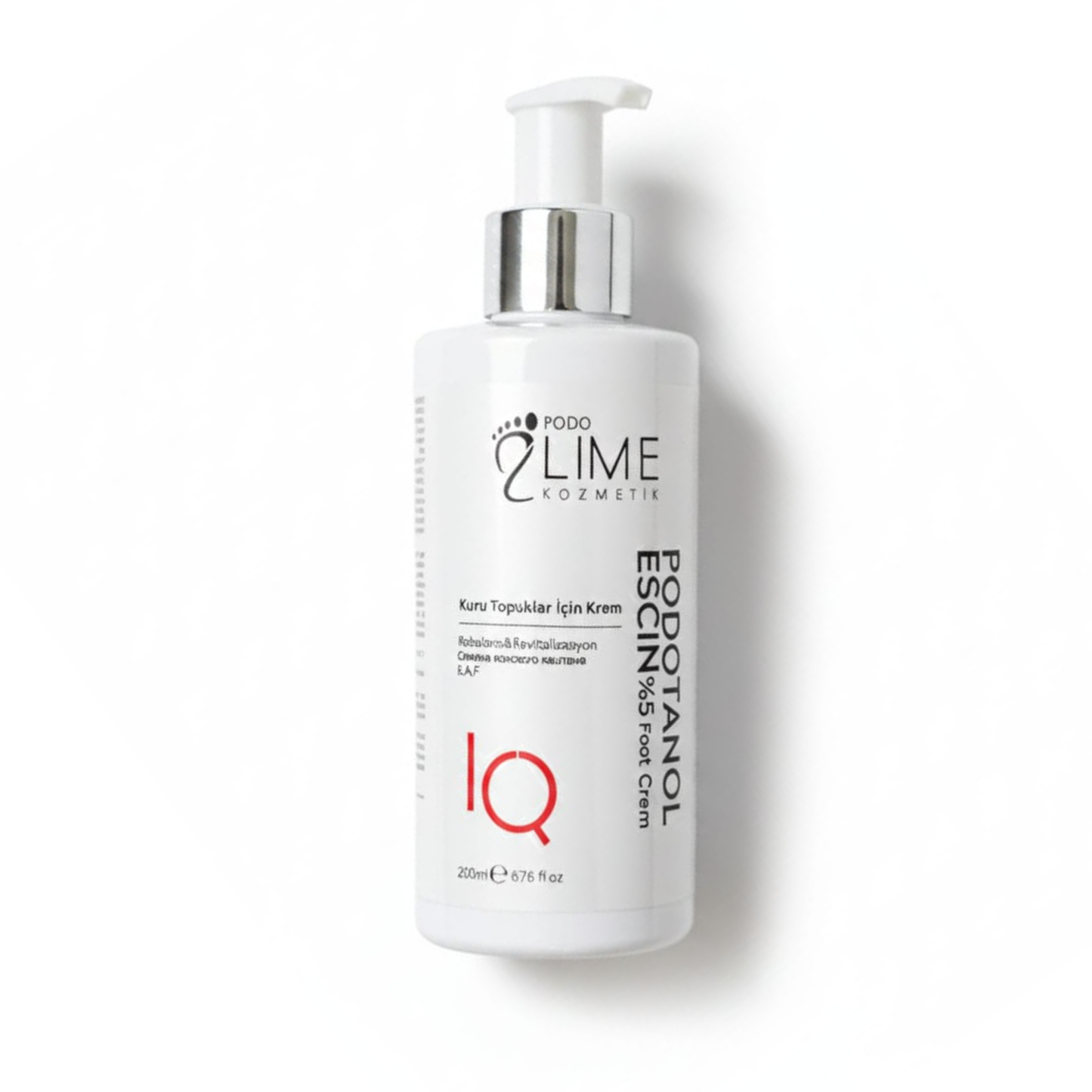 Podo-Tanol hassas ayak cilt bakım kremi 200 ml şişesi, ayak derisi için onarıcı ve yatıştırıcı bakım kremi.