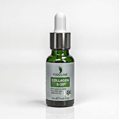 Collagen S-20 – kolajen destekli tırnak bakım yağı, kötü koku ve yeşil tırnak için profesyonel çözüm