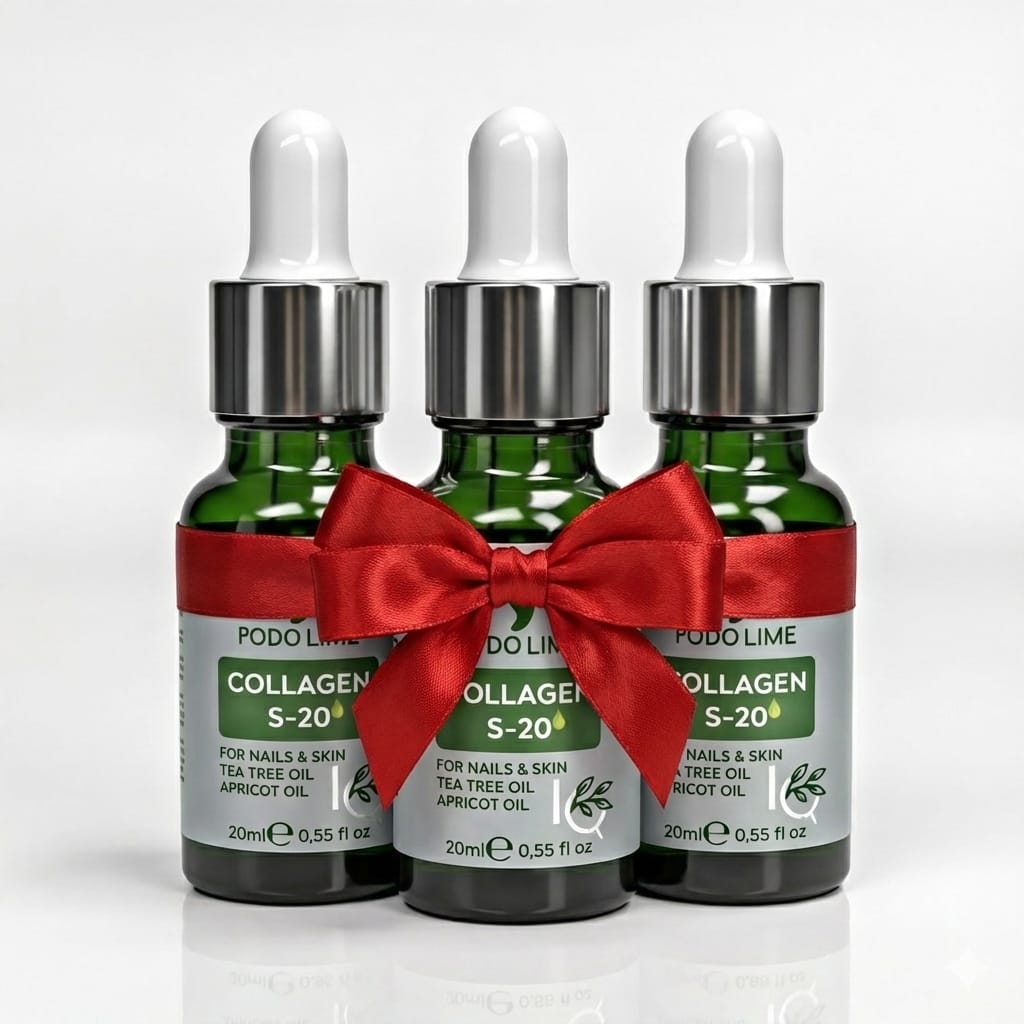 Collagen S-20 – kolajen destekli tırnak bakım yağı, kötü koku ve yeşil tırnak için profesyonel çözüm