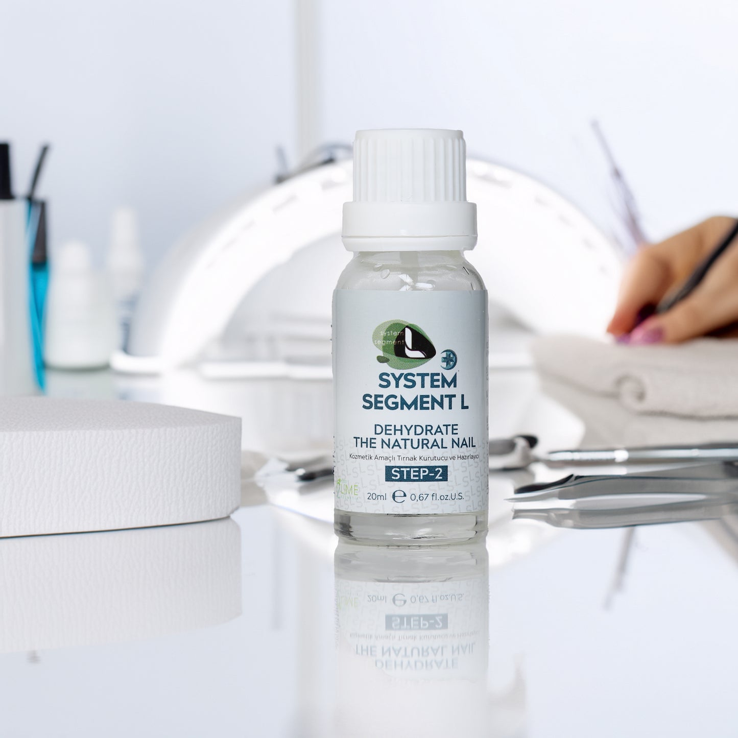 Tırnak dehydrator 20 ml – lifting önleyici profesyonel ürün
Dehydrator uygulaması – jel ve baza hazırlık